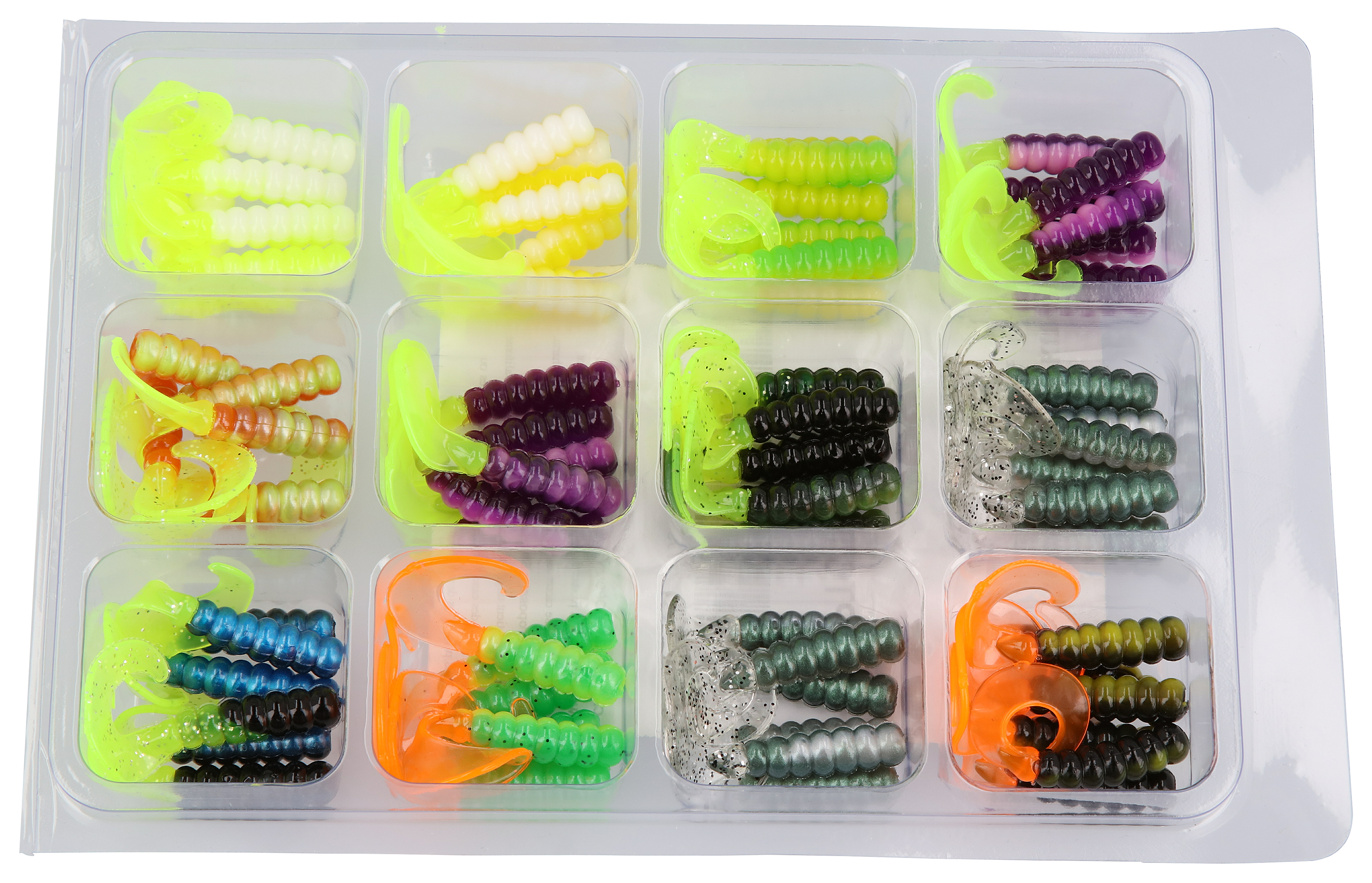 Bass Pro Shops 73Piece TriColor Crappie Grub Kit Cabela's